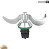 XUNNIU Lame per Impastatrice per Thermomix Bimby TM6/TM7/TM5, Accessori di Ricambio per Lama Bimby TM7/TM5/TM6, Coltelli per Impasto in Acciaio Inossidabile, Pulizia Veloce, Nessun Residuo Di Pasta