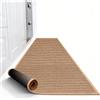VEGOATY Tappeto da cucina lavabile antiscivolo 43,5×180cm: Tappeto corridoio in tessuto rapido, tappeto corridoio assorbente, corridori da cucina tessuti effetto sisal per ingresso, cucina, soggiorno