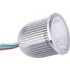 RGBLED Faretto LED 8 W RGBW 24 V Compatibile con sistemi DMX, KNK, LOXONE, DALI - Lampadina - GU10 - Da incasso - Facile da installare - 50.000 ore di vita