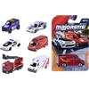 Majorette, Veicoli di emergenza Premium Assortimento 6 Casuale, Auto in Metallo 1:64 collezione Ride Strong Rescue, polizia vigili del fuoco Ambulanza, 7,5 cm, Ruota Libera, +3 anni (850300003038)