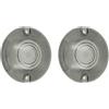 HCmotorku Moto Piatto Segnale di Girata Copertura Lente 3 1/4 di Pollice Fit Per Harley Touring Road King Electra Glides Ultra Glide Road Glide Street Glide 1986-2023 Fumo 2pc