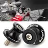 QJY-Motor Part-Store Universal CFMOTO Nottolini Cavalletto M10 *1.25 10mm Bobine Supporti per Forcellone Posteriore per 450NK 450SS 450SR 450MT 650MT 800MT 700CL-X 250SR 300NK - Nero