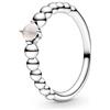 PANDORA Anello solitario da donna, in argento Sterling 925, misura anello 56, 198867C06-56, metallo prezioso, Non pertinente.