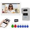OBO HANDS Kit Videocitofono 2 fili Monofamiliare Citofoni, Visione Notturna 1080p,Audio Bidirezionale,Citofono con Tuya Sblocco Remoto,Facile Installazione