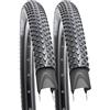 YUNSCM 27.5 Lightweight bicicletta pneumatici 27.5x2.60 (ETRTO 68-584) - 60TPI Nylon, Puncture-Resistant, Compatible with Montagna bicicletta pneumatici 27.5x2.50/2.60-2 PCS (Y-1164)