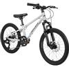FabricBike TERRA Mountain Bike Alluminio 20 Pollici 6-8 Anni Bici MTB, Freno a Disco, Cambio a 7 Velocità, Sospensione Anteriore. (Teal Green)