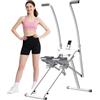 CEIEVER Stepper Fitness Casa,CEIEVER Stair Stepper Verticale Macchine con 3 Altezze Regolabili Pieghevole per Macchine Cardio Verticali Stair Stepper Per la Casa e l'ufficio