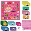 DGTSYAL Adultopoly, gioco da tavolo, 2025 Couple Adult Opoly Board Game, giochi di coppia per adulti, Couple Board Game, carte di conversazione per coppie, oggetti di scena per riscaldare i sentimenti