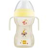 MAM Fun to Drink Cup Night Tazza bambini 270 ml, Biberon acqua per neonati 8+ mesi con manici che si illuminano al buio, Borraccia neonato con beccuccio anti-goccia e valvola per flusso libero, Neutro