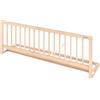 Pinolino Recinto di sicurezza per culla, recinto di sicurezza pieghevole, cameretta per bambini, protezione anticaduta, 120 x 32 x 40 cm, trasparente