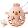 Venditer Giochi Neonato 0-9 Mesi, Sonaglio Montessori, Giocattoli Sensoriali per Bambini 0-6 Mesi, Regali Rosa per 1 Anno