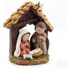 DRW Presepe per bambini con portale in resina da 13 cm