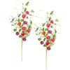 Flair Flower Ramo di fiori artificiali, set da 2 pezzi, margherite e rami di margherite estivi, decorazione da tavolo per matrimoni
