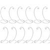 panthem 12 Espositore di Ornamento, Ferro Appeso Stand Titolare Rack per Appendere Vetro, Globo Aria, Pianta, Terrario, Decorazione per Matrimonio (bianco)