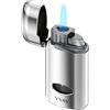 CLICKON Accendino Antivento a Gas Ricaricabile, Jet Flame, Venduto Senza Gas