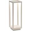 Zafferano, Lampada Home Pro, Lampada da Tavolo Ricaricabile e Senza Fili con Controllo Touch, Adatta per Salotto ed Esterni, Dimmer, 3000 K, Altezza 29,4 cm, Colore Bianco