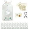Ingrosso e Risparmio Bomboniere Cresima Set 10 Scatoline Tag Grigia con Colomba e Scritta Cresima Bustine Confetti Bigliettino Personalizzabile Confettata Portaconfetti Bimbo Bimba Fai da Te