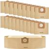 Nuangoo 20 sacs d'aspirateur per Karcher 6.959-130.0, Sacchetti Filtro in Carta Riciclata per Kärcher WD3 1629 MV3 Premium A2604 / 2554/2504 / 2251/2204 / 2201,aspirateurs sacs en papier