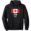 Quebec QC - Regali e souvenir Città di Lévis - CANADA | Bandiera Canadese Souvenir - Felpa con Cappuccio