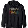 Vintage Retro Birthday Years of Being Aw Vintage 1946 76 ° regalo di compleanno 76 anni uomini donne retrò Felpa con Cappuccio