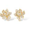 Santuzza - Orecchini pendenti in argento Sterling 925 con gemme per donne, Argento sterling Zirconia cubica
