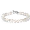 VIKI LYNN AAA - Braccialetto con perle coltivate d'acqua dolce da 7-8 mm, catena regolabile per matrimonio, anniversario, 17 cm