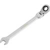 DAKCOS Chiave a cricchetto combinata 7mm - Chiave a cricchetto esagonale metrica con giunto in CR-V con superficie cromata opaca