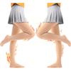 Comfyouth 2 paia di collant termici invernali da bambina, a vita alta, elasticizzati, con fodera in pile ai piedi, per bambine dai 3 ai 14 anni, Colore della pelle., 8-11 Years