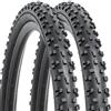 YUNSCM 2-PCS 26 pollici Montagna bicicletta pneumatici 26x1.95 (53-559) Compatible with bicicletta 26x1.95 26x2.0 pneumatici (YU-814)