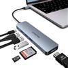 OTAITEK Hub USB C, adattatore USB C Adattatore MacBook Pro/Air iPad Pro, 7 in 1 con uscita HDMI 4K, PD 100 W, 3 * USB 3.0, lettore di schede TF, compatibile per laptop, Surface Pro 8