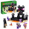 LEGO Minecraft The End Arena, Set Battaglia Giocatore Contro Giocatore con Lava, Ender Drago Giocattolo e Figura Enderman, Giochi per Bambini, Bambine, Ragazzi e Ragazze da 8 Anni in su 21242