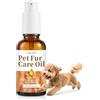 GJYC PET Olio per la cura della pelliccia di cani e gatti - Senza risciacquo, rimuove grovigli e dona lucentezza, arricchito con collagene e oli naturali, 30 ml (Fragranza delicata)