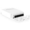 MokerLink Switch/Extender PoE a 5 porte per esterni, ripetitore PoE IEEE 802.3 af/at/bt, 10/100Mbps, 1 PoE in 4 PoE out, switch POE passthrough impermeabile per montaggio a parete