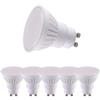 HUAMu GU10 LED Lampadine, 10W (Equivalente a 100 W), Lampadina da Bianco Fredda 6500K, 900 Lumen per Lampade GU10, Custodia in ceramica, copertura lattiera, Non Dimmerabile, 6 Pezzi