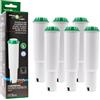 FilterLogic CFL-801B | 6x Filtro acqua compatibile con JURA macchine da caffè automatiche con WHITE cartuccia filtrante 60209 68739 62911per macchine espresso - prodotte prima del 10-2009