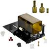 ZAWELIYO Taglierina Per Bottiglie di Vetro per Tagliare Bottiglie Rotonde e Quadrate con Fissaggio Stabile per Natale, Adatta per Bottiglie di Vino (Nero)