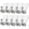 Awinker 10 sacchetti per aspirapolvere Vorwerk Folletto VK7 FP7 Premium sacchetti filtro aspirapolvere