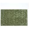 Homescapes, tappetino da bagno super assorbente in morbido legno di sabbia, con motivo geometrico a zigzag e retro in lattice antiscivolo, 50 x 80 cm, lavabile in lavatrice
