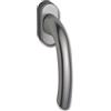 HOPPE Tokyo 8106650 - Maniglia per finestra quadrata, 7 x 32 mm, effetto acciaio INOX
