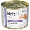 BRIT Veterinary Diet Grain Free Gastrointestinal low fat 200 g alimento con tonno con agnello per cani con un sistema digestivo sensibile e predisposizione all'obesità