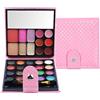 PhantomSky 32 Colori Palette Ombretti Cosmetico Tavolozza per Trucco Occhi con Correttore e Blush e Rossetti #4 - Perfetto per l'uso quotidiano e professionale