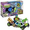 TEENAGE MUTANT NINJA Tartarughe Ninja, Buggy Veicolo Deluxe, 12 cm, Leonardo, per bambini dai 4 anni, T02002