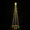 Naviluz Cono di Natale luce calda 2700 K 1,2 m per decorare albero di Natale
