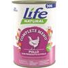Life Natural Dog Nutrition Plus (pollo e prosciutto) : Formato - 400gr.