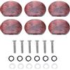 Dilwe Machine Heads per Chitarra,6pcs / Set Tuning Pegs Acrilico Macchina per Caviglie Pulsanti per Chitarra