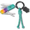 Victorinox Multiuso Classic SD, 7 Funzioni, Made in Switzerland, Multi-strumento da Donna, Anello Portachiavi, in Scatola Regalo, Sydney Style (Turchese, Violetto)