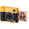 KODAK Mini Shot 3 ERA 4PASS - Fotocamera istantanea 2 in 1, 7,6 x 7,6 cm, 8 fogli, colore: Giallo