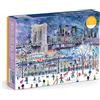 Galison Michael Storrings Brooklyn Bridge in Winter 1000 Piece Puzzle