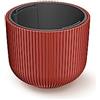 Prosperplast Vaso da fiori in terracotta, con serbatoio, collezione MILLY, 23,9 x 23,9 x 19,7 cm, capacità 7 L.