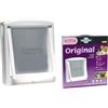 STAYWELL Gattaiola Staywell Porta Basculante Large per Cane BIANCO